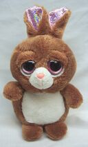 RUSS Lil' Peepers TAFFY THE BROWN BUNNY 7" Plush STUFFED ANIMAL Toy - $14.85