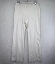 Cabi Pants Womens 10 Dress Trousers Straight Leg White Lined Slash Pockets - £19.41 GBP