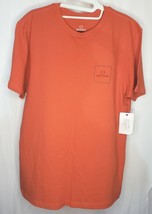 Brixton T Shirt Tailored Fit Burnt Red Orange Mens Size Medium New with Tags NWT - £9.16 GBP