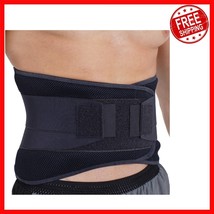 Charcoal Lumbar Support Back Brace - Adjustable Size XL for Comfort &amp; Re... - $867.69 MXN