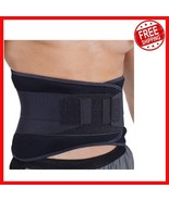 Charcoal Lumbar Support Back Brace - Adjustable Size XL for Comfort &amp; Re... - $860.46 MXN