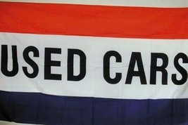 USED CARS FLAG FL107 flags banners advertisement banner novelty advertise sign - £5.02 GBP