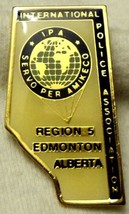 Alberta Pin Edmonton IPA International Police Association Region 5 - £4.57 GBP