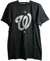 Majestic Hombre Washington Nacionales la Casa De Manga Corta Camiseta, Negro, L - £14.89 GBP