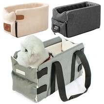 Portable Pet Dog Car Seat Central Control Nonslip Dog Carriers Safe Car Armrest  - £54.02 GBP+