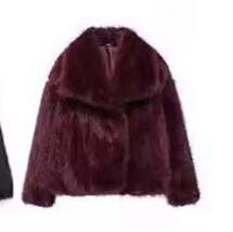 Winter Plush Coat Fashion Thicken Lapel Outwear Casual Long Sleeve Tops ... - $79.99+