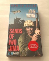 John Wayne: Sands Of Iwo Jima Factory Sealed VHS Tape (Colorized) - £7.17 GBP