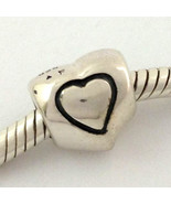Authentic Chamilia Heart in a Heart Sterling Silver Charm Ga-31, New - €16,30 EUR