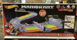 NEW Mattel GXX41 Hot Wheels Mario Kart Rainbow Road Raceway Set - £180.39 GBP