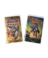 Walt Disney Masterpiece The Jungle Book &amp; The Jungle Book 2 VHS Tapes Cl... - $9.95