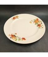 Homer Laughlin Rose &amp; Poppy Floral Design 9&quot; Dinner Plate, Quantity Disc... - $12.00