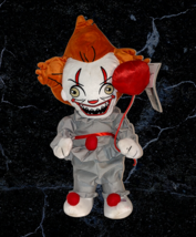 IT Pennywise Clown Plush Animated Walking Talking Doll Halloween Creepy LG 14.5&quot; - £22.09 GBP