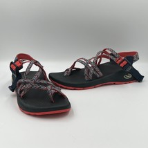 Chaco ZX/2 Classic Sport Sandals Blue Coral Motif Eclipse Women&#39;s 9 - $64.99
