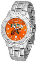 FAMU Florida A&amp;M Rattlers Men Competitor Steel AnoChrome Watch - £76.12 GBP