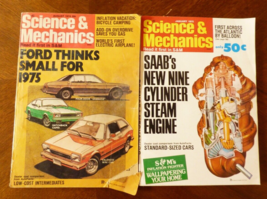 Vintage lot of 2 Science &amp; Mechanics Magazine August 1974 &amp; January 1975 - £14.02 GBP