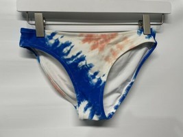 Aerie Tie Dye Bikini Bottoms Bathing Suit Blue, Orange White EPOC XS - £17.43 GBP