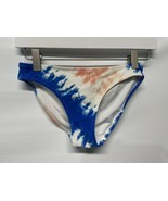 Aerie Tie Dye Bikini Bottoms Bathing Suit Blue, Orange White EPOC XS - £17.36 GBP