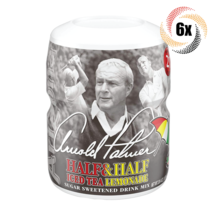6x Canister Arizona Arnold Palmer Half &amp; Half Iced Tea Lemonade Drink Mi... - £35.77 GBP