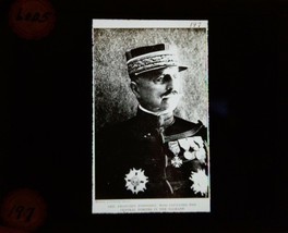 French General Louis Franchet d&#39;Espèrey Vintage Glass Slides Plates 1900&#39;s - £84.28 GBP