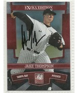 Jake Thompson Signed autographed Card 2010 Donruss Elite Extra Edition - £7.50 GBP
