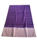 Queen Size Pillowcase Handmade Cotton Purple Pink Ditzy Flowers 20” x 30” - $147.62 MXN