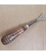 VTG Antique Nail Tack Puller Tool Wood Handle 7&quot; Primitive - $4.99