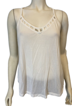 Vestique White &quot;Naked Zebra&quot; Sleeveless Racerback Top, Women&#39;s Size M - €8,13 EUR