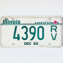 1986 United States Illinois Lincoln Recreational Vehicle License Plate 4... - $17.44 CAD