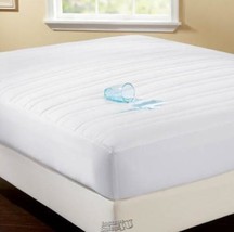 Waterproof Mattress Pad White Queen 60&quot;x80&quot; - £37.34 GBP