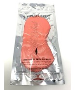 Simplosophy Embroidered Satin Eye Mask w/Ear Plugs - Mango - $8.57 CAD