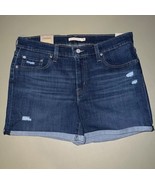 Levi’s Mid Length Shorts Mid Rise Women’s 14 / W32 Blue - $513.08 MXN