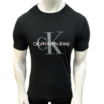 Nwt Calvin Klein Msrp $54.99 Men&#39;s Black Crew Neck Short Sleeve T-SHIRT Size S L - £16.71 GBP