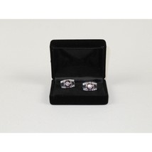 Men J.Valintin Cufflinks by Vitorofolo for French Cuff Shirt V35-6 Silver Wine image 2