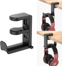 PC Gaming Headset Headphone Hook Holder Hanger Mount Headphones Stand with Adjus - $32.76