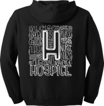 Hospice Nurse RN LPN Full Zip Hoodie - $44.95