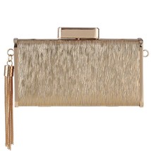 Sequin PU Handbag   Bag Woman Tel Evening Bags Clutch Purse Chain  Messenger Bag - £140.80 GBP