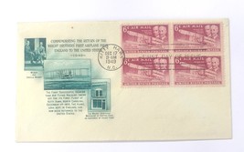 Commemorating Return of Wright Bros Airplane England to US Mail Cover 1949 - £10.41 GBP