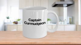 Captain Curmudgeon Mug Coffee Cup Funny Gift for Grandpa Grumpy Old Man Husband  - £13.81 GBP+