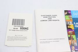 2017 DODGE GRAND CARAVAN OWNERS MANUAL E0248 image 6