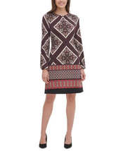 Tommy Hilfiger Long Sleeve Bleeker Patchwork Jersey Dress, Choose Sz/Color - £39.96 GBP