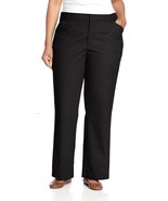 Dickies Women&#39;s Plus-Size Relaxed Straight Stretch Twill Pant Size 18 Black - $470.22 MXN