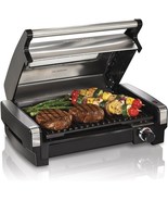Electric Indoor Grill Viewing Window Nonstick Stainless Steel 450F, 118 ... - £100.15 GBP