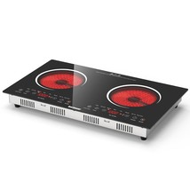 2 Burners Electric Cooktop 24 Inch, 110V~120V Countertop And Built-In El... - $267.99