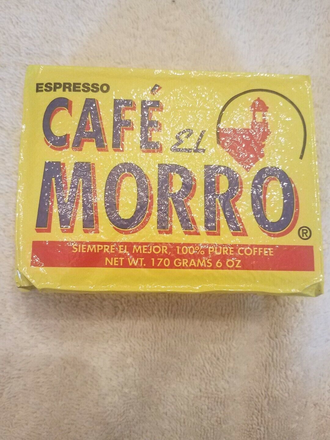 Cafe El Morro Coffee Espresso 100% pure 6 oz quality coffee New sealed - $10.77