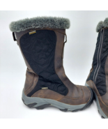 Keen Betty II Snow Boots Women&#39;s 7 200G Insulation Fleece Side Zip Brown... - £38.06 GBP
