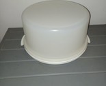 TUPPERWARE Large 12&quot; MAXI Cake &amp; Pie Taker Carrier #1256-6, 1257-4 Gray ... - $19.99