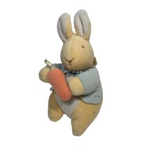 Eden Peter Rabbit Beatrix Potter Bunny Plush with Jacket and Carrot 6” Small - £8.49 GBP