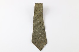Vintage 50s 60s Rockabilly Silk Triangle Geometric Neck Tie Dress Tie We... - £19.67 GBP