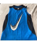 Nike Boys Tank Top Size 5 Blue &amp; Black - £3.92 GBP