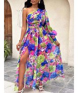 Fashion Sexy Off Shoulder Print Dress - $58.95